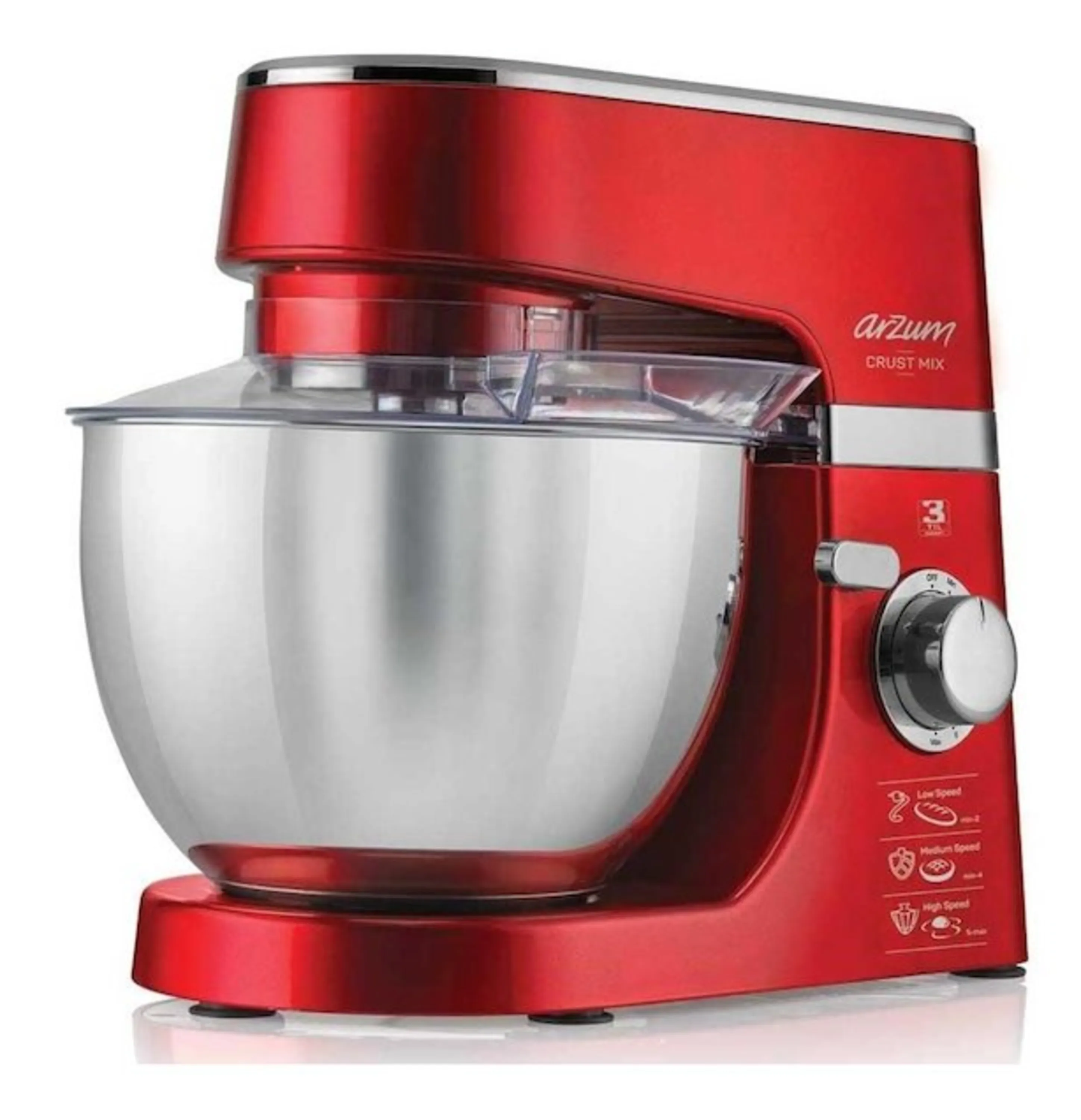 همزن کاسه دار استیل آرزوم AR1029 همزن کاسه دار استیل آرزوم AR1029